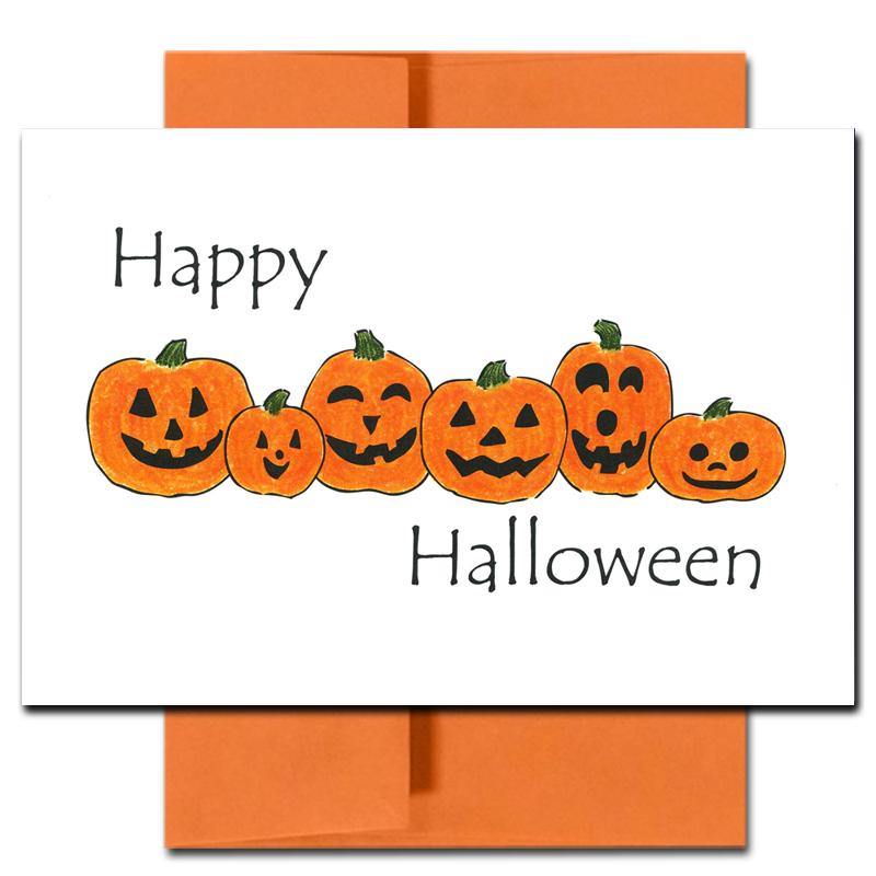 Halloween Card - Pumpkin Patch